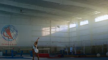 Athleta Exhale Bra worn by Simone Biles as seen in Simone Biles Rising (S01E01)