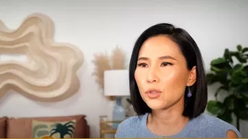 Sandro Saje Embellished Sleeve Dress worn by Vicky Nguyen in Today on July 25, 2024