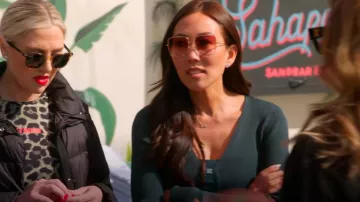 Burberry BE3133 Daphne Sunglasses worn by Katie Ginella as seen in The Real Housewives of Orange County (S18E03)