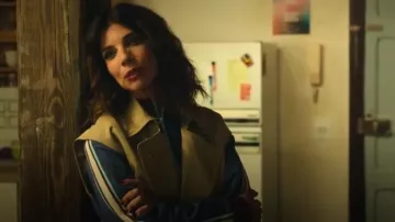 Lacoste Paris Monogram Track Pants & Jacket worn by Carmen (Maribel Verdú) as seen in Elite (S08E03)