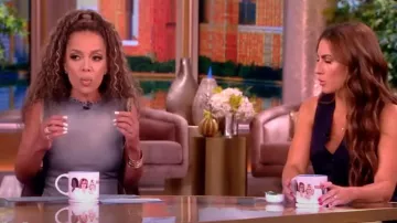 Acne Studios Difella Denim Dress worn by Sunny Hostin as seen in The View on July 26, 2024