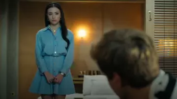 Vestido camisero de Maje Raudrine usado por Emilia Krawietz (Ane Rot) como se ve en Elite (S08E06)