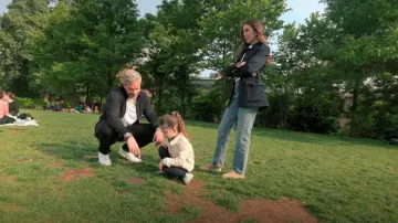 Nili Lotan Nelson Virgin Wool Blazer worn by Emilia Bechrakis  as seen in Owning Manhattan (S01E01)