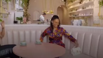 Bolso de hombro de cuero Balmain B-Buzz 24 usado por Cheyenne Bryant como se ve en Basketball Wives (T11E16)