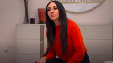 BB Dakota Women's Camille Sweater worn by Melissa Gorga as seen in The Real Housewives of New Jersey (S14E12)
