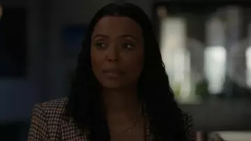 Madewell Echted Necklace worn by Dr. Tara Lewis (Aisha Tyler) as seen in Criminal Minds (S17E06)