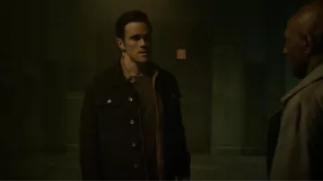 Lucky Brand Suede Military Shirt Jacket worn by Tyler Green (Ryan-James Hatanaka) as seen in Criminal Minds (S17E06)