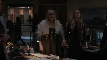 Simkhai Londen Tank Mini Dress usado por Penelope Garcia (Kirsten Vangsness) como se ve en Criminal Minds (T17E08)