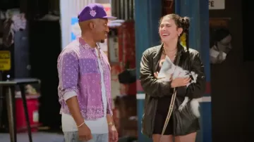 Kapital Bandana Trucker Shirt worn by Chris Redd as seen in Resurrected Rides (S01E03)