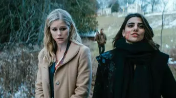 The Boys Wardrobe: Starlight (Erin Moriarty) is wearing Brown Wool Trench Coat in season 4, episode 6