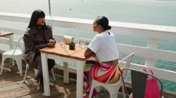Leggings taille haute imprimés Pucci portés par Brooke Bailey comme on le voit dans Basketball Wives (S11E18)
