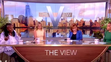 Magnolia Pearl Patchwork Jeans worn by Whoopi Goldberg as seen in The View on  July 31, 2024