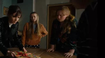 Johnny Was Isabella Top worn by Lila Bouchard (Skylar Gray) as seen in Evil (S04E11)