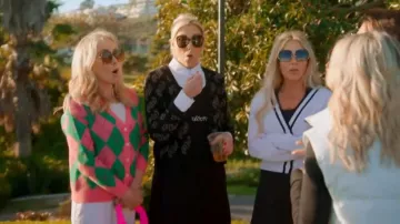 Gafas de sol Gucci Square Metal usadas por Jennifer Pedranti como se ve en The Real Housewives of Orange County (T18E04)
