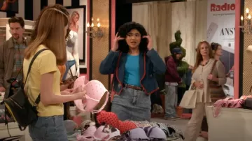 Rickie Jean Jacket worn by Nikki (Sam Morelos) as seen in That '90s Show (S02E06)