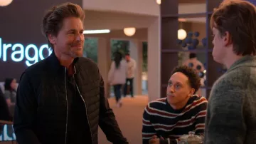 Reiss Hybrid Quilted Jacket worn by Ellis Dragon (Rob Lowe) as seen in Unstable (S02E01)