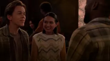 Rails Mabel Sweater worn by Luna (Rachel Marsh) as seen in Unstable (S02E01)