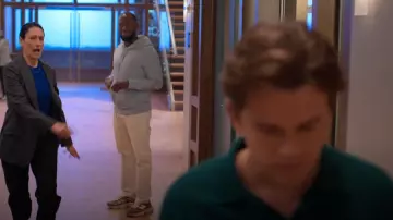 New Balance Washed Burgundy Cream Grey worn by Peter (Lamorne Morris) as seen in Unstable (S02E02)