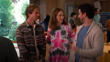 Urban Renewal Remade Star Dye Crew Neck Pullover Sweatshirt worn by Georgia (Iris Apatow) as seen in Unstable (S02E03)