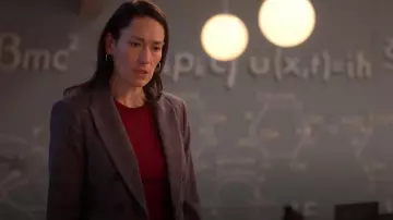 Veronica Beard Lawrence Plaid Jacket portée par Anna (Sian Clifford) comme on le voit dans Unstable (S02E05)