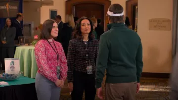 Veronica Beard Nathan Cotton-Blend Tweed Single-Breasted Jacket worn by Olivia (Paget Kagy) as seen in Unstable (S02E07)