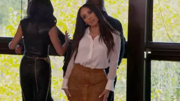 Nonchalant Label Kaiden Skirt worn by Melissa Gorga as seen in The Real Housewives of New Jersey (S14E13)