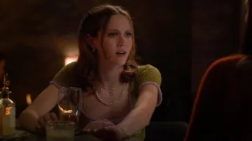 Urban Outfitters Gabriella Fly-Away Knit Top worn by Georgia (Iris Apatow) as seen in Unstable (S02E08)