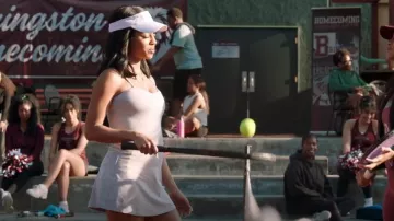 Alo Yoga Alosoft Courtside Tennis Dress worn by Thea Mays (Camille Hyde) as seen in All American: Homecoming (S03E05)