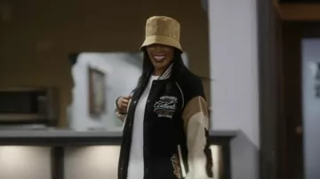 Sombrero de pescador Prada Re-Nylon usado por Jac'eil Duckworth como se ve en Basketball Wives (T11E19)
