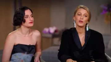 Veste Bode Beaded Noon Flower portée par Blake Lively, comme on le voit dans Today le 6 août 2024