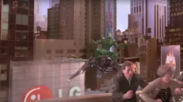 Bombe citrouille du Bouffon vert (Willem Dafoe) dans le film Spider-Man