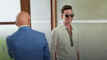 Hermes Zip Polo Sweater worn by Josh Flagg as seen in Million Dollar Listing Los Angeles (S15E04)