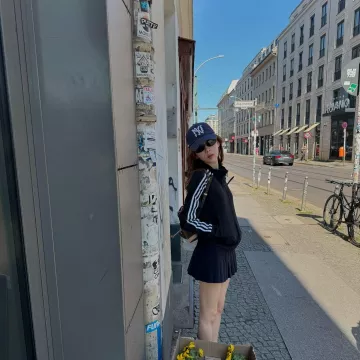 Louis Vuitton Mini Montsouris Backpack worn by  Taeyeon in Germany on August 6, 2024