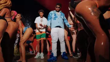 Jordan Jordan 4 Retro SB 'Pine Green' worn by Luh Tyler in Luh Tyler - 2 Slippery (feat. Bossman Dlow) [Official Music Video]