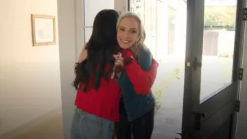 Leggings en similicuir extensible Spanx portés par Shannon Beador comme on le voit dans The Real Housewives of Orange County (S18E05)