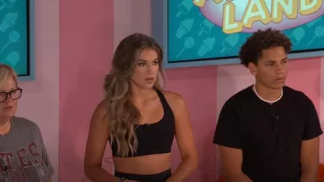 Lululemon Energy Bra Long Line worn by Makensy  as seen in Big Brother (S26E09)