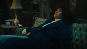 Baby Alpaca Long Notched Collar Wrap Coat worn by Allison Hargreeves (Emmy Raver-Lampman) as seen in The Umbrella Academy (S04E02)