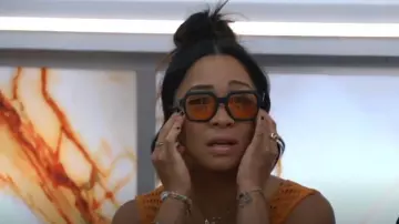 Lunettes de soleil Lexxola Jordy portées par Rubina comme on le voit dans Big Brother (S26E10)