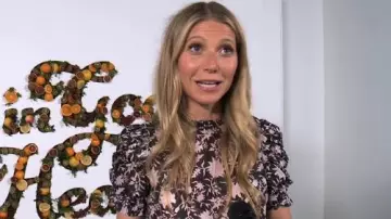 Maison Dauphin earrings/bijoux worn by Gwyneth Paltrow in Inside Access: Goop Wellness Summit