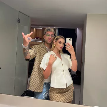 Gucci Beige GG Canvas Flat Cap worn by Ryan Castro on the Instagram account @ryancastrro