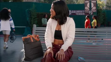 Missnine Tote Bag For Women 15.6 inch Laptop Bag Large Travel Tote worn by Thea Mays (Camille Hyde) as seen in All American: Homecoming (S03E06)