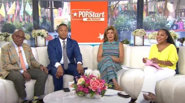 Ba&Sh Basem Cardigan worn by Sheinelle Jones as seen in Today on  August 14, 2024