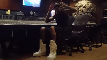 Rick Owens Black Bauhaus Cargo Shorts worn by Wiz Khalifa in Wiz Khalifa - 1200 to Smoke [Official Music Video]