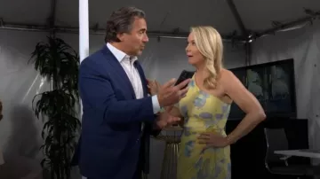 Bcbgmaxazria One Shoulder Midi Dress worn by  Brooke Logan (Katherine Kelly Lang) as seen in The Bold and the Beautiful on August 2, 2024