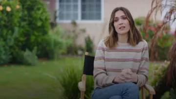 The Great The Shrunken Pullover worn by Mandy Moore as seen in Celebrity IOU (S08E01)