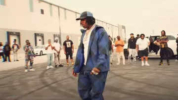 Burberry Royal Blue & Dark Green Check Jacket worn by EST Gee in EST Gee - NEVER NEED (Feat. Selfpaid Savage) [Official Video]