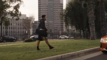 Un singe® baignant ABC Camo Side Shark Cotton Shorts porté par Will Smith (Jabari Banks) comme on le voit dans Bel-Air (S03E01)