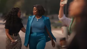 Alice + Olivia Dylan Pants worn by Vivian Banks (Cassandra Freeman) as seen in Bel-Air (S03E03)