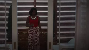 Alice + Olivia Trish Pants worn by Vivian Banks (Cassandra Freeman) as seen in Bel-Air (S03E03)