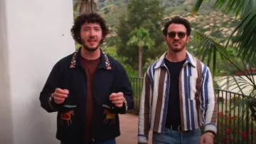 Found Co Horse Equine Work Jacket usado por Frankie Jonas como se ve en Claim to Fame (S03E06)
